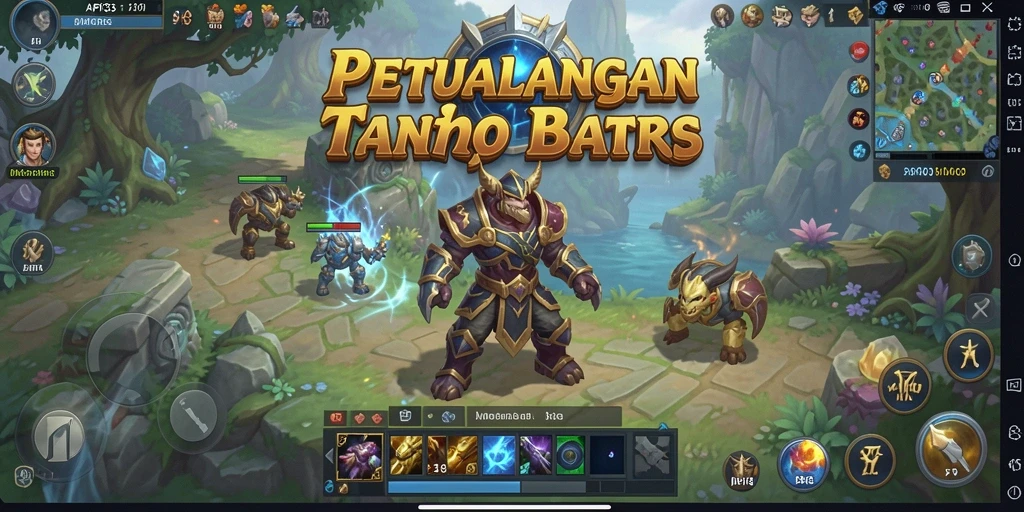 Tampilan gameplay API33 yang menakjubkan dengan pertempuran epik.