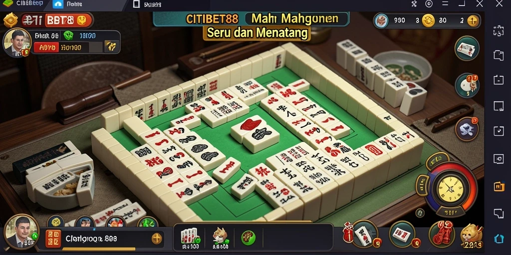 Tampilan menarik <strong>CITIBET88</strong> dengan gameplay Mahjong yang mendebarkan.