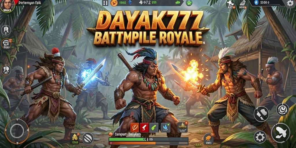 Gameplay intens dalam DAYAK777 dengan berbagai aksi pertempuran.