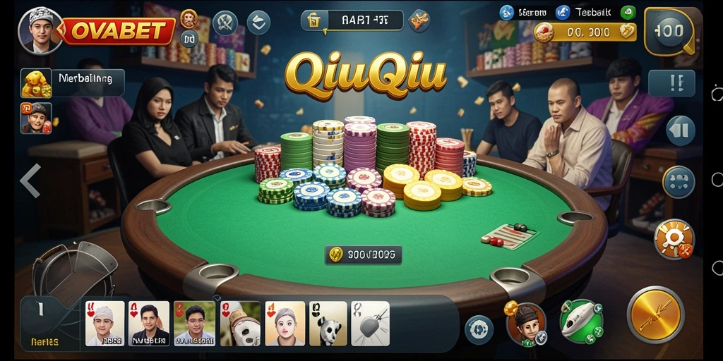 Screenshot gameplay QiuQiu di OVABET dengan grafis menarik.