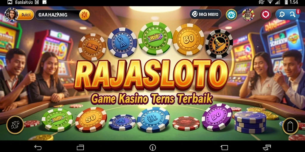 Tampilan gameplay RAJASLOTO yang mendebarkan dalam aksi Kasino.