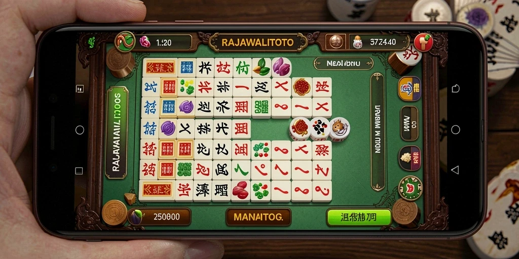 Tampilan gameplay menarik dalam RAJAWALITOTO yang penuh warna.