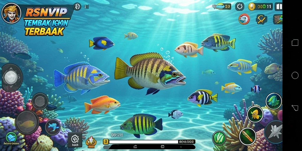 Tampilan gameplay RSNVIP yang penuh warna dan menegangkan.