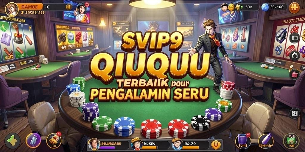 Tampilan gameplay QiuQiu yang seru dan menarik di SVIP9.