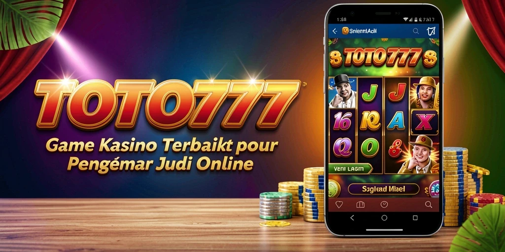 Screenshot utama <strong>TOTO777</strong> menampilkan permainan kasino yang penuh warna dan dinamis.