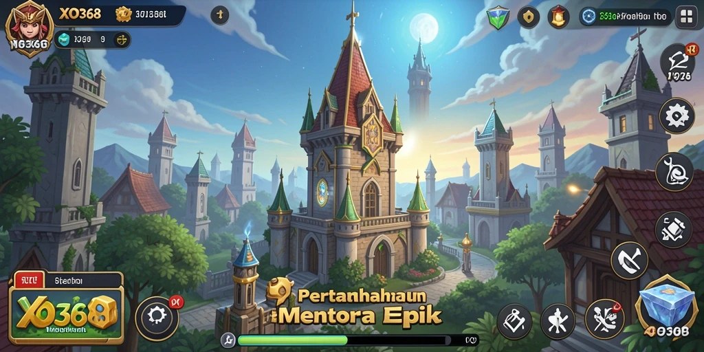 Gameplay menarik dalam Tower Defense dengan menara beragam.