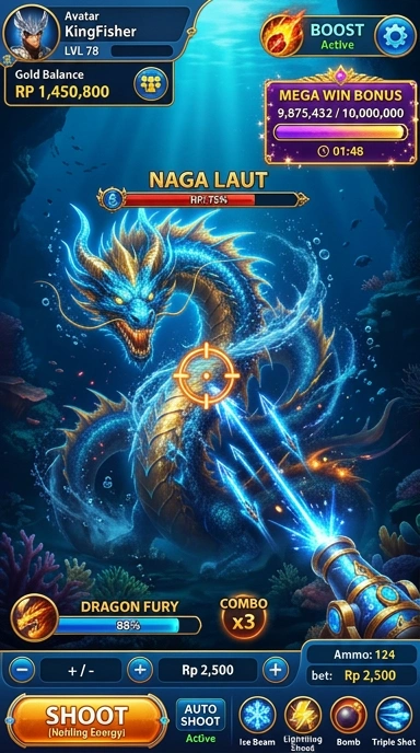 Tampilan antarmuka polototo yang bersih dan teratur.